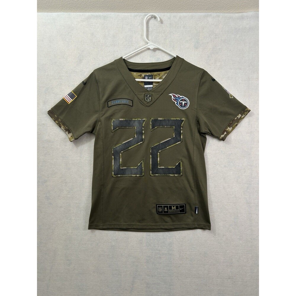 Nike Derrick Henry Tennessee Titans Salute To Service Jersey Youth Medium 10/12